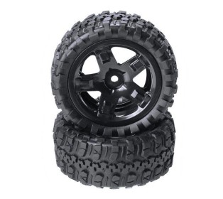 Колеса в сборе для багги и шорт-корса Remo Hobby RM1621/1651 1/16