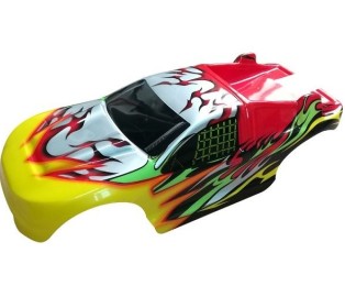 Желто-красный кузов для трагги Remo Hobby RH8065/8066