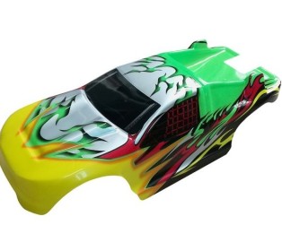 Желто-зеленый кузов для трагги Remo Hobby RH8065/8066