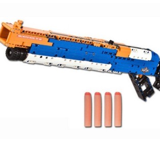Конструктор CaDA Technic дробовик M1887, стреляет пульками (506 деталей)