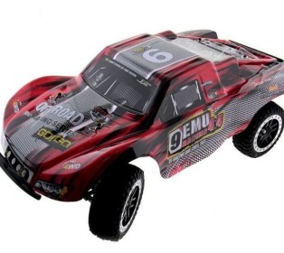 Радиоуправляемый шорт-корс Remo Hobby 9EMU (красный) 4WD 2.4G 1/8 RTR