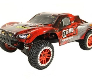 Радиоуправляемый шорт-корс Remo Hobby 9EMU Brushless (красный) 4WD 2.4G 1/8 RTR