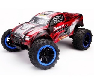 Радиоуправляемый монстр Remo Hobby Dinosaurs Master Brushless (красный) 4WD 2.4G 1/8 RTR