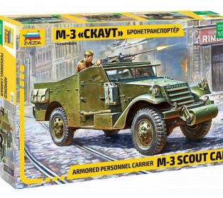 Сборная модель ZVEZDA Бронетранспортер М-3 «Скаут», 1/35