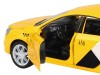 Машина "АВТОПАНОРАМА" Яндекс.Такси  LADA VESTA, желтый, 1/24, в/к 24,5*12,5*10,5 см