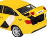 Машина "АВТОПАНОРАМА" Яндекс.Такси  LADA VESTA, желтый, 1/24, в/к 24,5*12,5*10,5 см