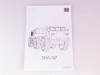 Сборная модель AVD Вездеход ЗИЛ-Э167, 1/43