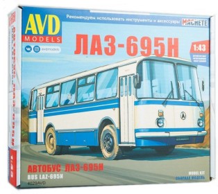 Сборная модель AVD ЛАЗ-695Н, 1/43
