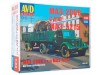 Сборная модель AVD МАЗ-200В с полуприцепом МАЗ-5215, 1/43
