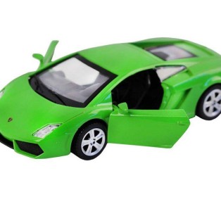 Машина "АВТОПАНОРАМА" Lamborghini Gallardo LP560-4, 1/43, зеленый, инерция, в/к 17,5*12,5*6,5 см