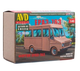 Сборная модель AVD Фургон ЕРАЗ-763, 1/43