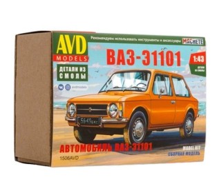 Сборная модель AVD Автомобиль ВАЗ-Э1101, 1/43
