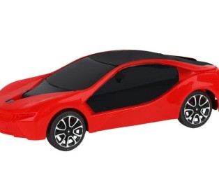 Машина AUTODRIVE инерционная, красный, в/п 28,4*7,5*23,5см, ,