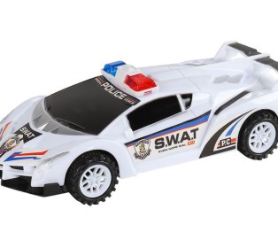Машина AUTODRIVE Полиция 19см инерционная, цвет белый, в/п 31,2*8,5*28,5см, ,