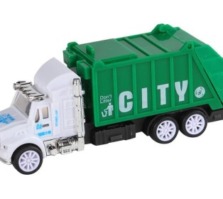 Машина AUTODRIVE "Мусоровоз" 12,5см инерционная, в/п 18,2*4*15,5см, ,