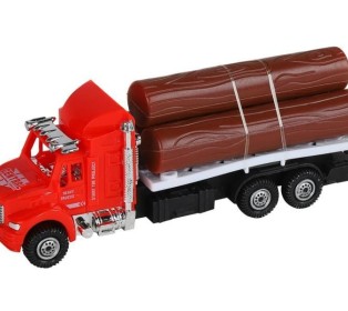 Машина AUTODRIVE Грузовик-лесовоз инерционная, в/п 23,5*6,5*19,5см, ,