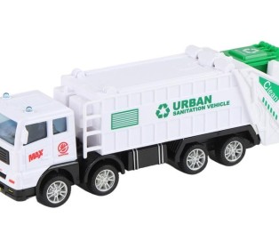Машина AUTODRIVE Мусоровоз инерционная, в/п 26,4*4*18,5см, ,