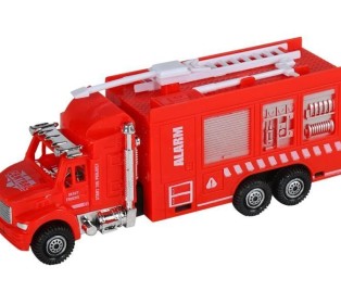 Машина AUTODRIVE Пожарная инерционная, в/п 23,5*6,5*19,5см, ,