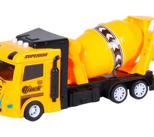Машина AUTODRIVE Бетономешалка фрикционная, со светом и звуком, в/к 23,5*7*11 см