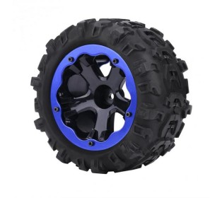 Колесо в сборе для Remo Hobby RH8035/36 (левое синее), 1шт.