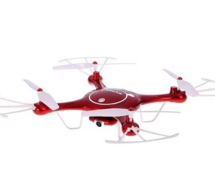 Р/У квадрокоптер Syma X5UW с FPV трансляцией Wi-Fi (HD), барометр 2.4G RTF красный