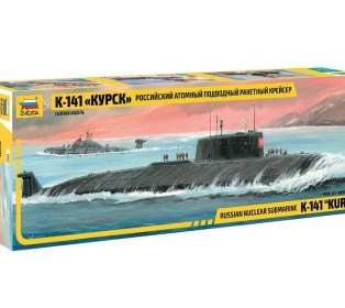 Сборная модель ZVEZDA Российский атомный подводный ракетный крейсер К-141 «Курск», 1/350