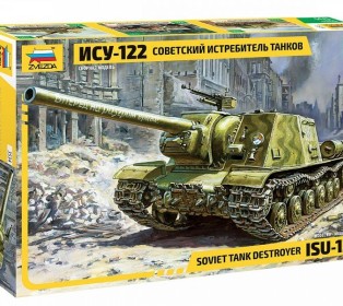 Сборная модель ZVEZDA Советский истребитель танков ИСУ-122, 1/35