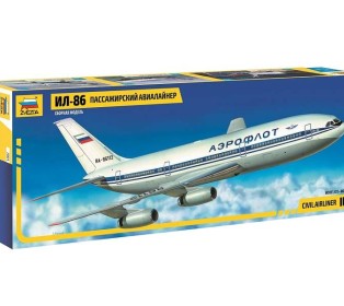 Сборная модель ZVEZDA Пассажирский авиалайнер Ил-86, 1/144