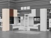 Модуль 1 ТРИО Дуб молочный/Орех