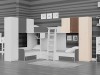 Модуль 2 ТРИО Дуб молочный/Дуб Шамони