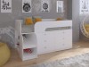Кровать чердак Астра 9 V3 Белый/Белый