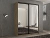 Шкаф-купе 2-х дверный Кааппи 1 Дуб Эвок Прибрежный 140х45х230 см