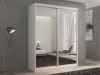 Шкаф-купе 2-х дверный Кааппи 1 Белый Бриллиант 120х45х230 см