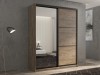 Шкаф-купе 2-х дверный Кааппи 2 Дуб Харбор Эспрессо 160х60х230 см