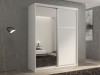 Шкаф-купе 2-х дверный Кааппи 2 Белый Бриллиант 160х45х230 см