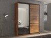 Шкаф-купе 2-х дверный Кааппи 2 Дуб Кастелло Бренди 160х45х230 см
