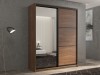 Шкаф-купе 2-х дверный Кааппи 2 Морское Дерево Винтаж 120х60х230 см