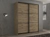 Шкаф-купе 2-х дверный Кааппи 4 Дуб Эвок Прибрежный 120х60х230 см