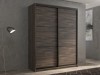 Шкаф-купе 2-х дверный Кааппи 4 Орех Тьеполло 140х45х230 см