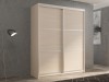 Шкаф-купе 2-х дверный Кааппи 4 Дуб молочный 140х60х230 см