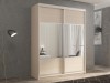 Шкаф-купе 2-х дверный Кааппи 6 Дуб молочный 120х45х230 см