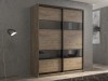 Шкаф-купе 2-х дверный Кааппи 7 Дуб Харбор Эспрессо 160х60х230 см