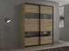 Шкаф-купе 2-х дверный Кааппи 7 Дуб Эвок Прибрежный 120х45х230 см