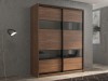Шкаф-купе 2-х дверный Кааппи 7 Морское Дерево Винтаж 120х45х230 см