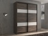 Шкаф-купе 2-х дверный Кааппи 8 Орех Тьеполло 120х60х230 см