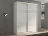 Шкаф-купе 2-х дверный Кааппи 8 Белый Бриллиант 120х45х230 см