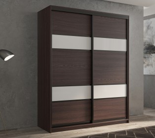 Шкаф-купе 2-х дверный Кааппи 8 Венге 120х45х230 см