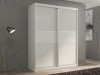 Шкаф-купе 2-х дверный Кааппи 11 Белый Бриллиант 140х60х230 см