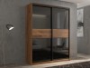 Шкаф-купе 2-х дверный Кааппи 12 Дуб Кастелло Бренди 140х45х230 см
