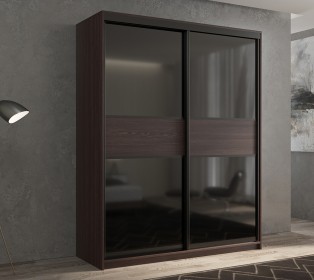 Шкаф-купе 2-х дверный Кааппи 12 Венге 120х60х230 см